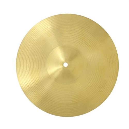 Goldene Becken 8/10/12/14/16/18/20 Zoll Percussion Instrument Jazz Drum Zubehör Schlagzeug-Becken-Set (Color : 8 Inch)