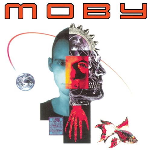 Moby - Black/White Marble on Blue [Vinyl LP]