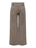 JdY Damen JDYGEGGO New Long Pant JRS NOOS Hose, Driftwood/Detail:Black Buttons, XL / 30L