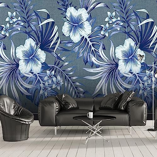 XLMING Handgemalte Blumen Und Pflanzen 3D Tapete Home Dekoration Wohnzimmer Sofa Schlafzimmer Tv Hintergrund Wand-150cm×105cm