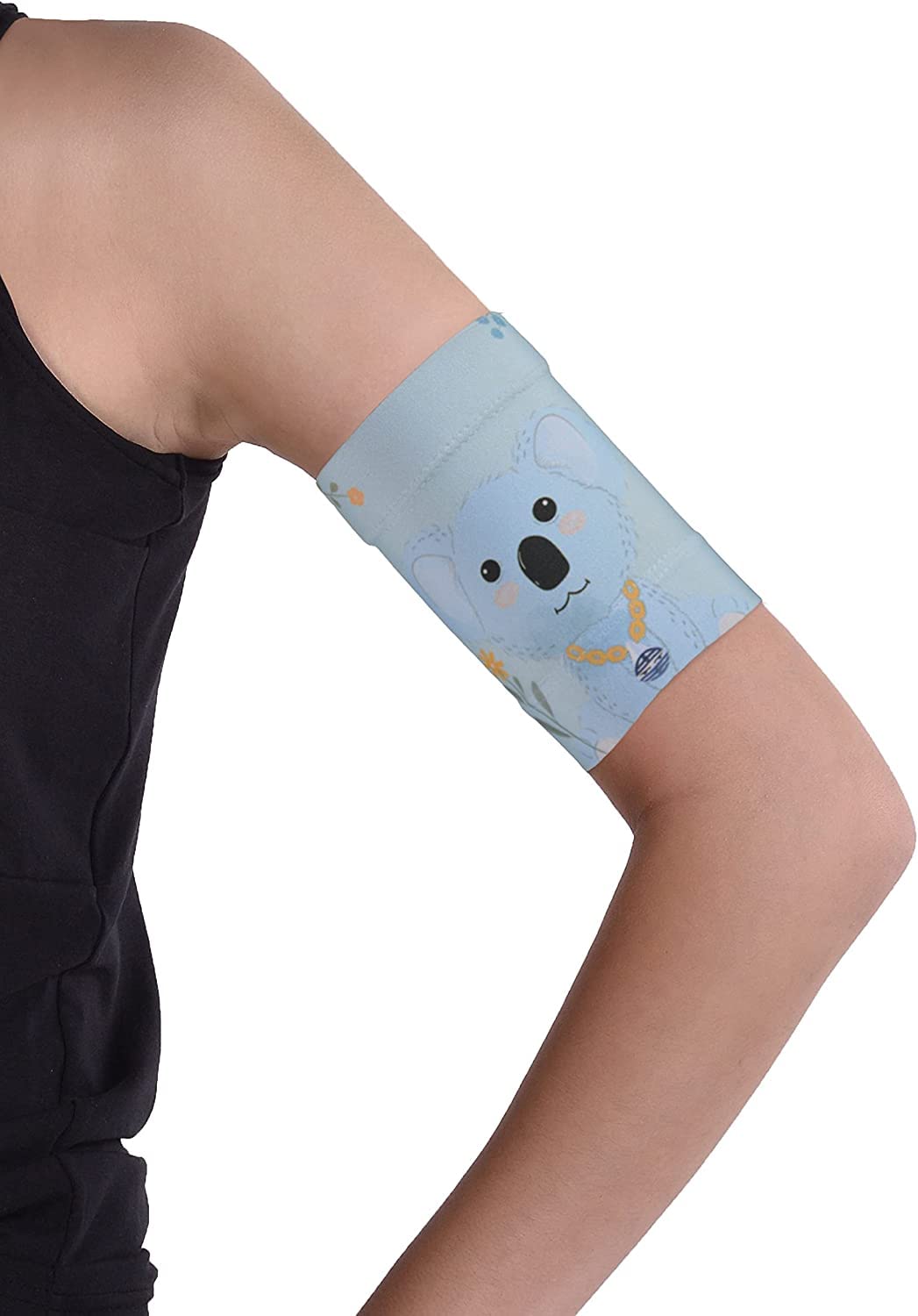 Dia-Band KINDER, Glucose Sensor Schutz Armband Freestyle Libre, Medtronic, Dexcom oder Omnipod – Komfortabel wiederverwendbares Diabetikband. (Junior.M (19-21 cm)