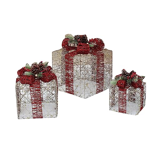 HDKEAN Multifunktions-Box Ornament Set von 3 Dekoration Zubehör für Zuhause Hochzeit Geburtstag