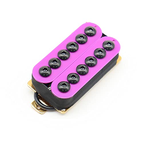 ZENGXUE 1 Stücke Keramikmagnet E- Gitarre Humbucker Pickup Set, Brücken- Und Nackenstil Humbucker Tonabnehmer Set (Color : 1pcs Purple Bridge)