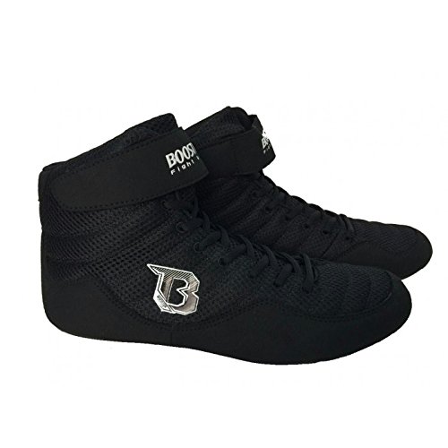 Booster BCS Black Schwarze Boxstiefel, Boxerschuhe, Boxschuhe (39)