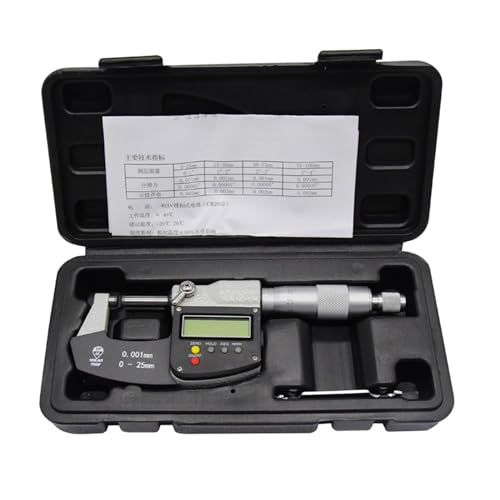 Mikrometer, IP 65 Außenmikrometer 0–25 mm, großer Bildschirm, digitales Mikrometer, Messschieber, Mikrometer, Hartmetall, 0,001 mm, Messwerkzeuge,Digitaler Mikrometer(25-50mm)