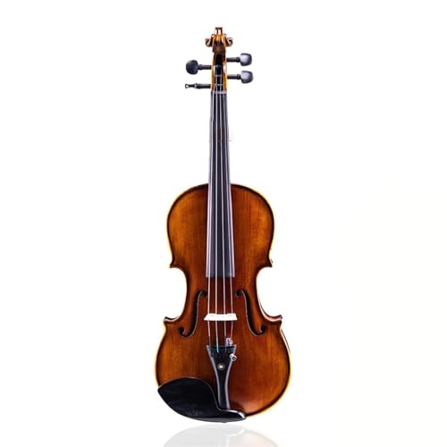 Geige Handgefertigte Violine aus Massivholz für Anfänger, professionelle Prüfung 4/4 (Color : 4/4)