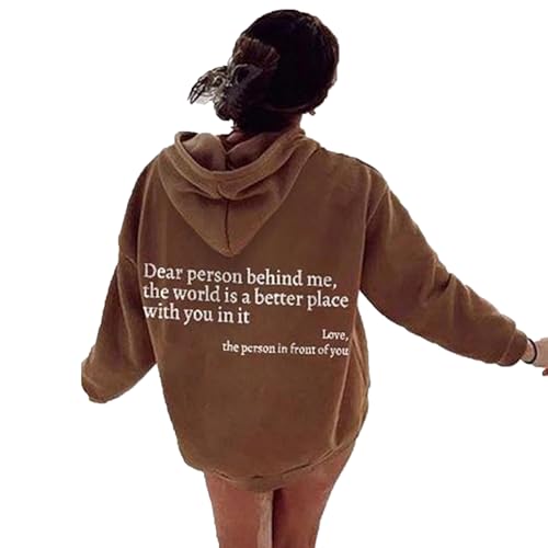 Dear Person Behind Me Hoodies, Beyond Hoodies You Are Enough Sweatshirt, Dear Person Behind Me' Sweatshirt (#24,L)