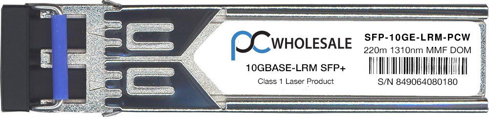 Aruba 10 GBASE-LRM Optic LC 10 GbE SFP + 1310 nm Pluggable Connector Up to 220 m Over Multimode männlich Faser (Typ FDDI/OM1/OM2)