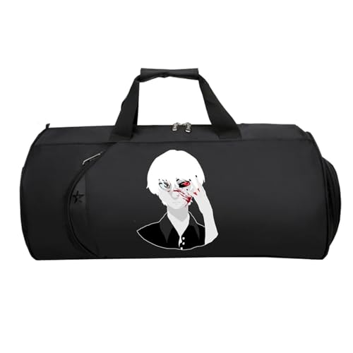 Tok-yo Gho-ul Cabin Bag Anime, Reisetasche Tasche für Flugzeug Unter Sitzplatz, Tote Bag füR Sport Reisen Gym Urlaub Flugzeug(Black 12)