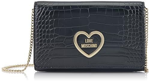 Love Moschino Damen Jc4182pp0hkc0000 Schultertasche, Schwarz