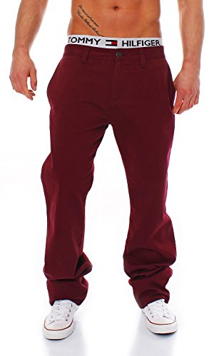 Big Seven Evan Chino Pant Regular Fit Herren Hose, Hosengröße:W36/L32, Farbe:Wine Red