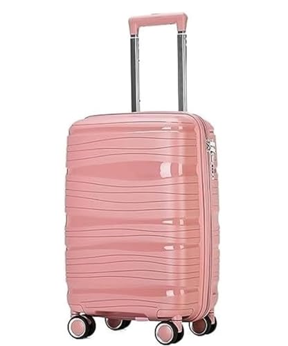 Habrur Rollkoffer Koffer Trolley Koffer Mit Spinnerrädern, Leichten Ergonomischen Griffen, Reisekoffer Koffer Gepäck Reisekoffer (Color : F, Size : 20inch)