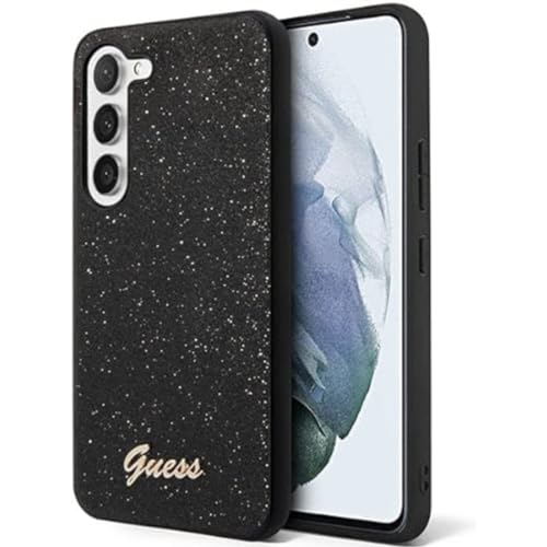 Guess Glitter Script Case für Samsung Galaxy S23+- black (GUHCS23MHGGSHK)