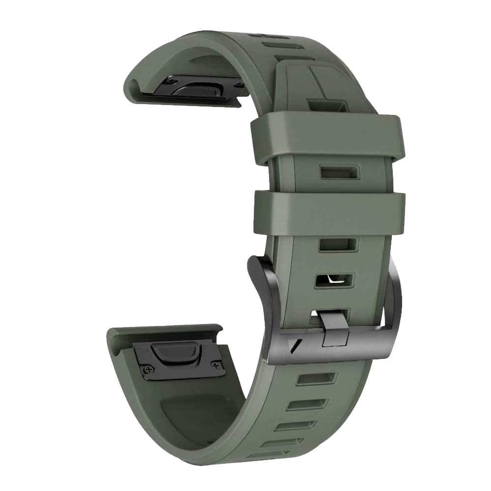 NEYENS 26 mm Armband für Garmin Fenix 5S 5 5X Plus 6S 6 6XPro 3HR, Silikon-Armband, 22 mm, Schnellverschluss, modisches Smart-Accessoire, For Forerunner 935 945, Achat