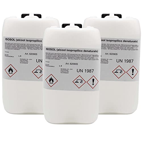 Isopropanol Alkohol-Kanister 5 Liter Ultraschallreiniger 97 % Ultraschallreinigung für 3D-Drucker Oxid, Computer, bedruckte Oberflächen aus Kunststoff mit Alkohol (3)