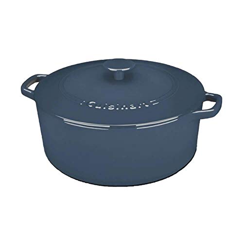 Cuisinart Auflaufform, rund, emailliert, Provencial Blue, 7 l