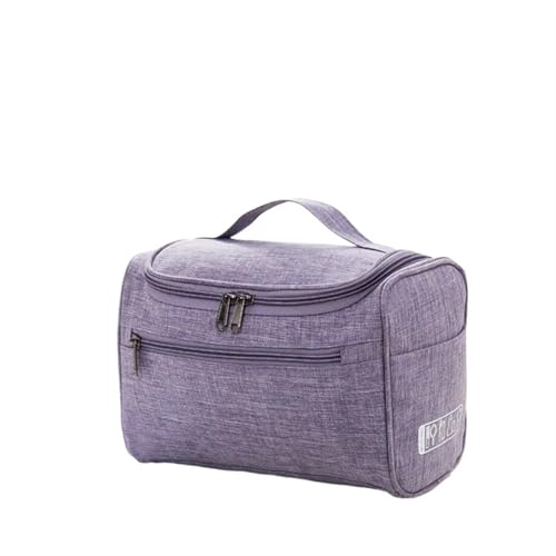 Hook Up for Frauen Kosmetiktasche Reise-Organizer Männer Make-up-Tasche Make-up Fall Badezimmer Kulturbeutel Waschen Kosmetiktasche Set(Purple)