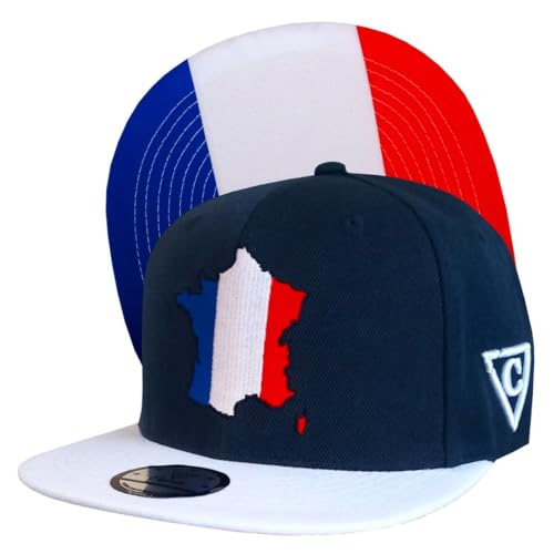 Capiche [99+ VARIATIONEN] Snapback Cap - Kappe - Baseball - Mütze - Kunst - Unisex - Schirm - Männer - Herren - Damen - [Nations] - France