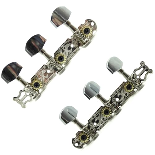 Strings Tuning Pegs Mechaniken Für Gitarre Gitarrenknopf Folk Altmodische Dreifachsaite Quasi-alte Stimmknopf-Metallteile