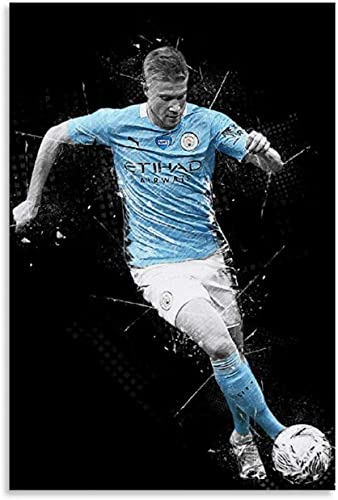 DIY 5d Diamant Malerei Kristall Strass Painting Fußballspieler KDB Kevin De Bruyne Star 1 und Picture Modern Stickerei Bilder Kunst Handwerk FüR Erwachsene Und Kinder 11.8"x15.7"(30x40cm) Kein Rahmen