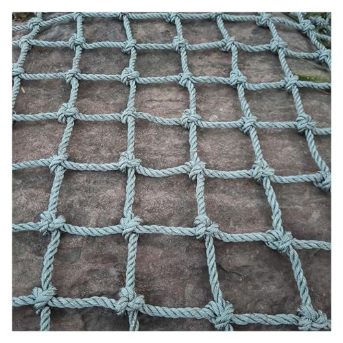 amhea Schutznetz Sicherheitsnetz Nylon Ladungs Seilnetz Farbe Dekoratives Seilnetz, Kinder Fallschutznetz, Treppen Schutznetz, Sicherheitsnetz, Outdoor (Color : 12mm*12cm, Size : 1X2m/3.3X6.6ft)