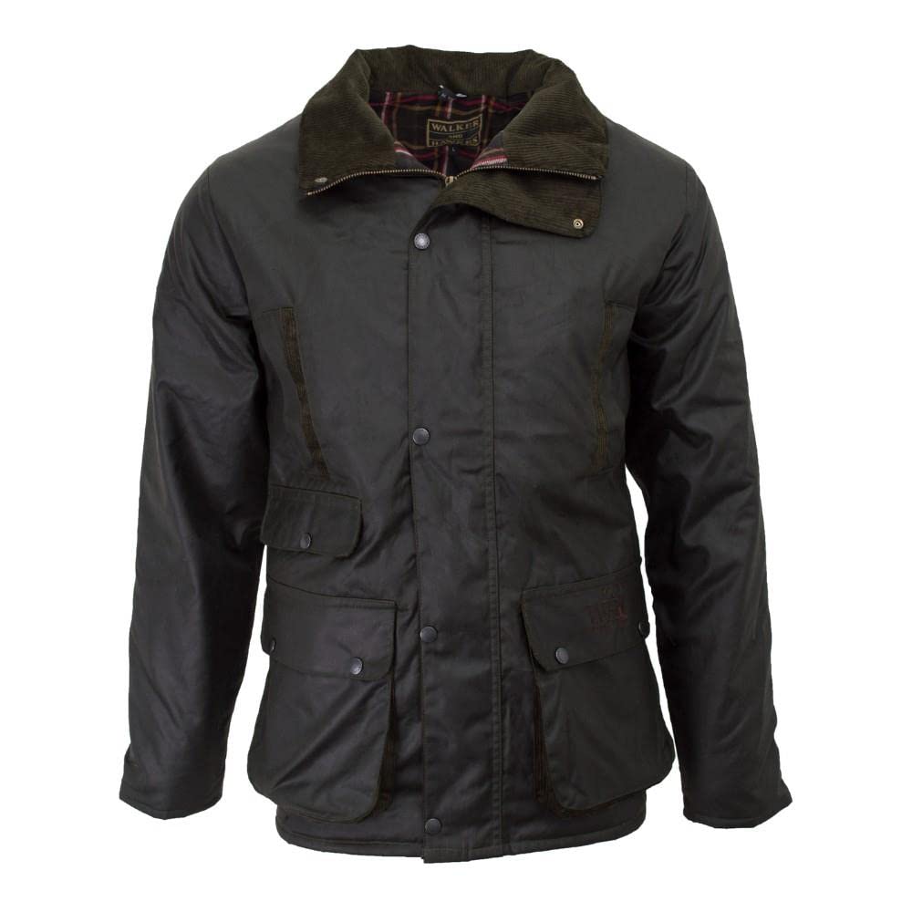 WALKER AND HAWKES Hawthorn - Herren Wachsjacke - leichte Wattierung