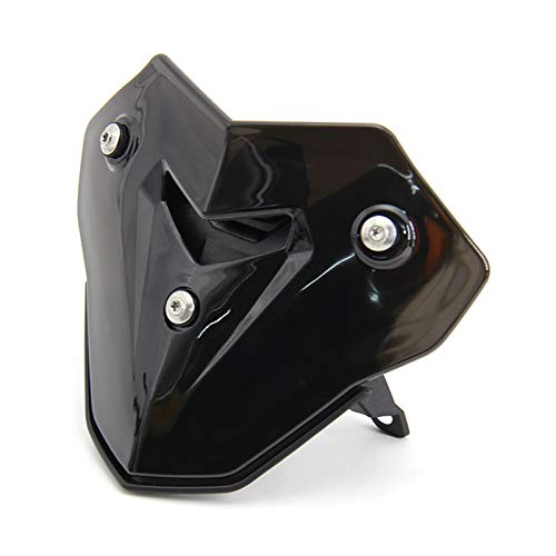 DOFABI Motorradzubehör Windschutzscheibe Windschutzscheibe Viser Baffle Visier Windabweiser, for, F900R F 900R F900 R Motorrad-Bildschirmerweiterung(Black Set)