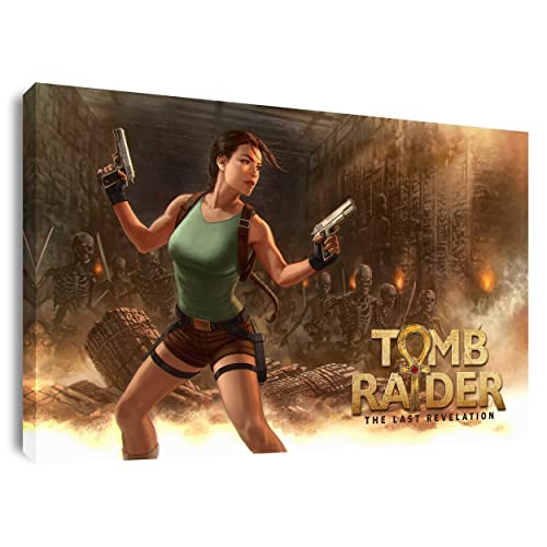 Leinwandbild Tomb Raider, Action Videospiel, Klein bis XXL, Inneneinrichtung - Wohnzimmer - Wohnung, Dekoration