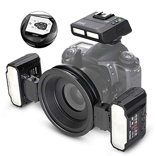 Meike MK-MT24II-C 2,4 g Wireless Makro Twin Blitz-Kit für Canon DSLR- und Mirrorless-Kameras