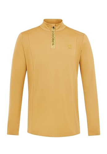 Protest Men 1/4-Reißverschluss REWILL 1/4 Zip Active top Cab Yellow XXL