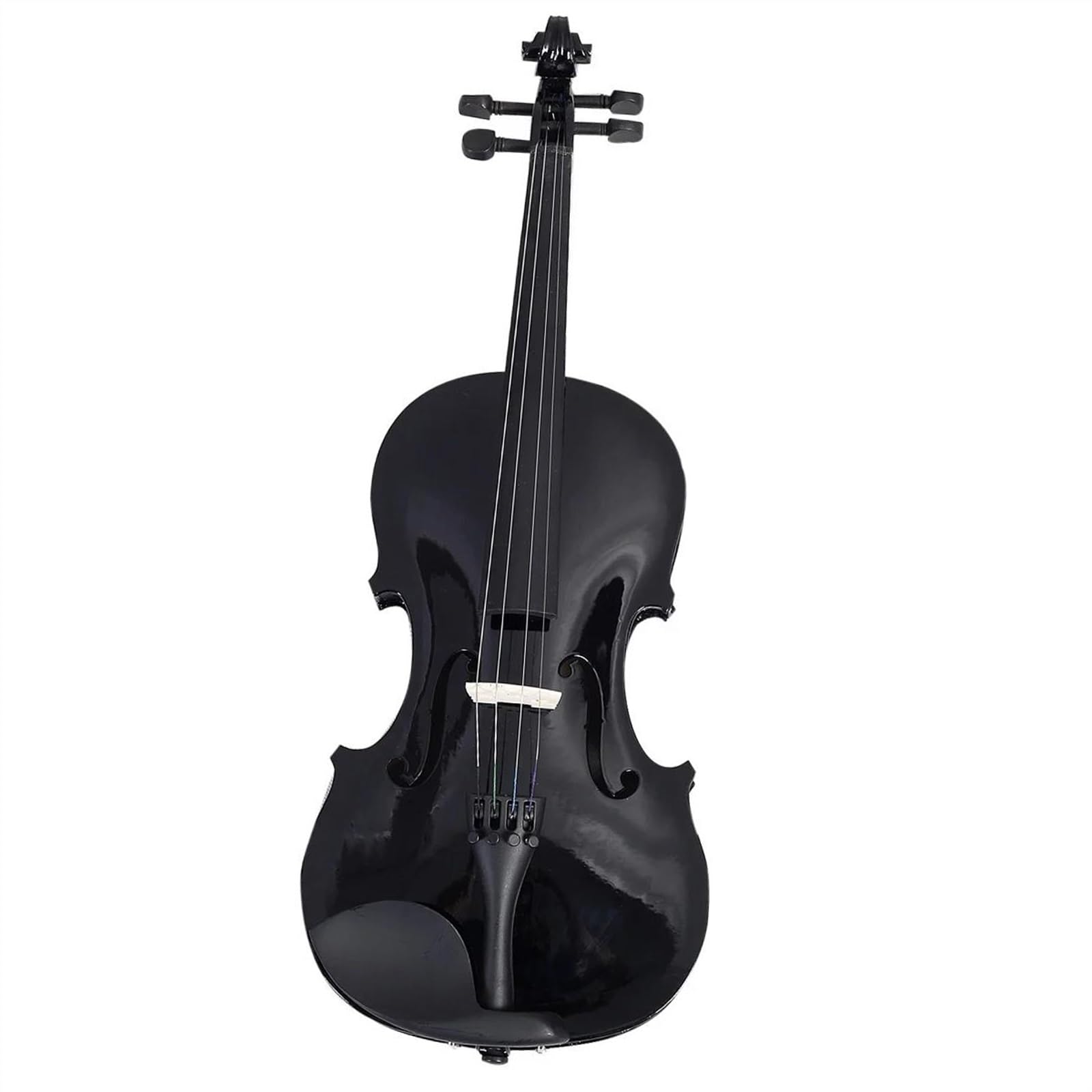 Standard Violine Schwarzes 4/4 Violinsaiteninstrument(Size 4-4)