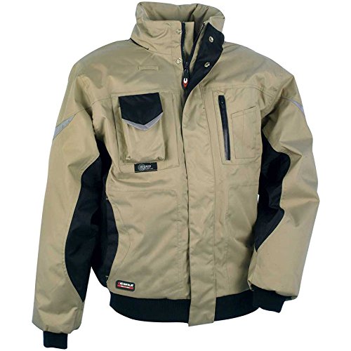 Cofra V001-0-00.Z60 Winter-Pilotenjacke "Iceberg", schlamm grau / schwarz, Größe 60