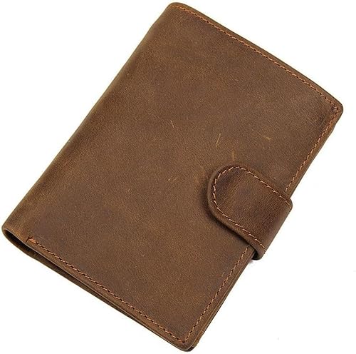 VSULZVNU Leder Geldbörse für Münzgeldbörse Kartenhalter Designer Herren Geldbörse Geldtaschen, D, 13.5cm