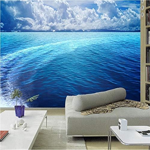 XLMING Blaue Meereskulisse 3D Tapeten Home Esszimmer Sofa Schlafzimmer Wohnzimmer TV Hintergrund-430cm×300cm