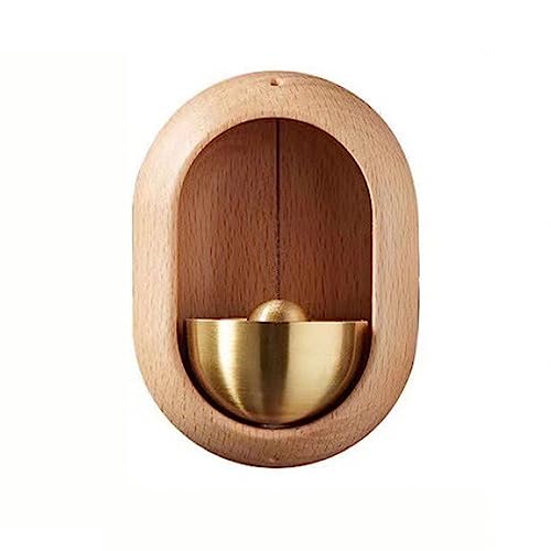 WOFDALY Windspiel Holz Klangspiel,Ladenbesitzer Glocke Für Türöffnung Magnetische Holztürklingel Windspiel Für Kühlschrank, Für Heimdekoration Drinnen Draußen Balkon Garten,B