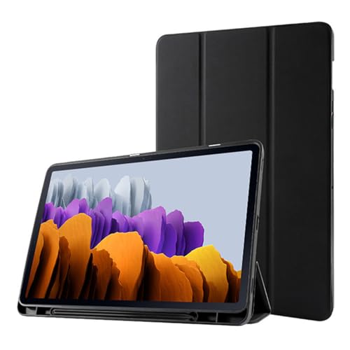 Qsvbeeqj Tablet-Schutzhülle aus TPU-Leder mit Stiftschlitz für 27,9 cm (11 Zoll) FE + automatische Wake-/Sleep-Funktion, passend für Smar