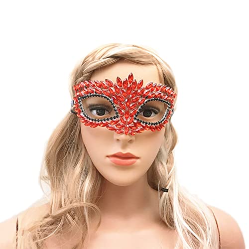 Aurgiarme Modischer Damen-Maskerade, zartes Temperament, Party-Schmuck, Maskerade, halbes Gesicht mit Schleifenband, Cosplays