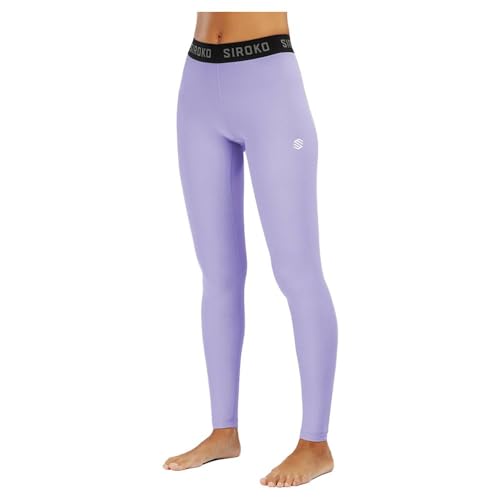 SIROKO - Siroko Boreal Damen Thermo-Leggings, Lavendelfarben, XL