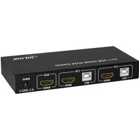 InLine 2x1 HDMI KVM Switch - KVM-/Audio-/USB-Switch - 2 x KVM/Audio/USB - 1 lokaler Benutzer - Desktop (62602I)