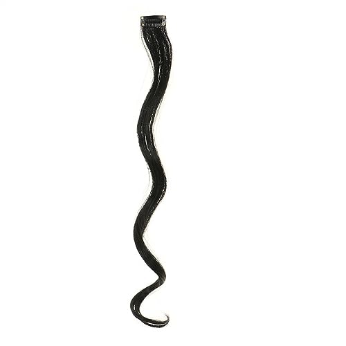 Clip-in-Haarverlängerungen Farbige Clip-in-Haarverlängerungen, 55,9 cm, Regenbogenfarben, lange, glatte Haarteile, Clip-in-Synthetik, Halloween, Cosplay, Mode, Party, Geschenk for Frauen und Mädchen C