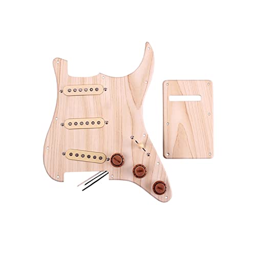 Geladener Vorverdrahtet SSS. Ahornholz Pickguard Alnico Pickups Für Gitarre Zubehör Teile Geladenes Schlagbrett