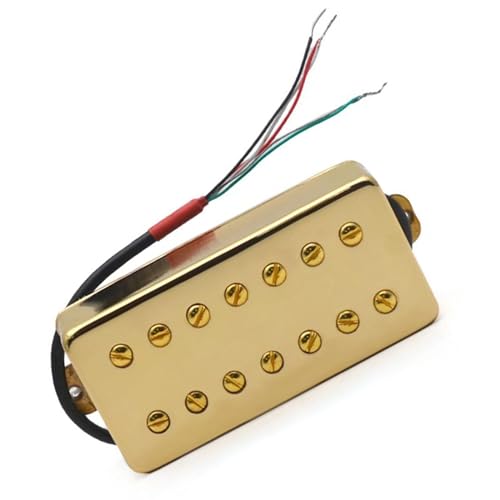 7-saitiger Gitarren-Humbucker, Gold-Tonabnehmer, Schlitzschraube, Spulenteilung für E-Gitarre Single-Coil-Tonabnehmer (Color : Neck)