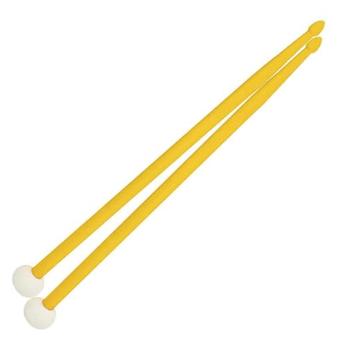 5A Drumsticks Stick Nylon Filz Hammer Drum Sticks Für Anfänger Percussion Instrument Teile Trommelstöcke für Anfänger (Color : C)