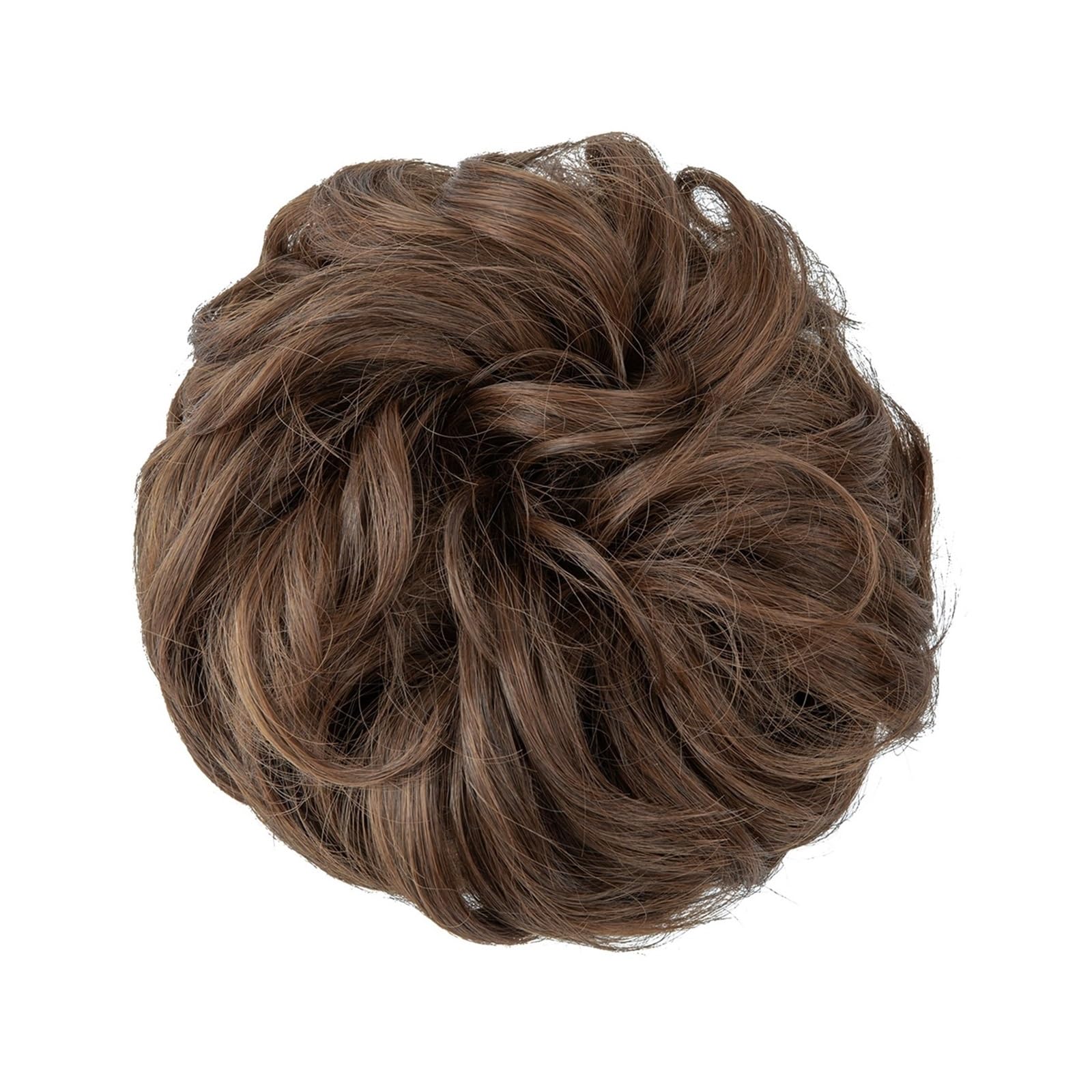 Haarteile Haarknoten Unordentlicher synthetischer Haarknoten for den täglichen Gebrauch, Chignon-Scrunchies, gefälschtes Haarband, Zopf, elastisches Haarteil, Schwanz for Frauen H9 Brötchen Haare(4-30