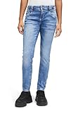 Cartoon Damen Boyfriend-Hose mit Reißverschluss Light Blue Denim,36