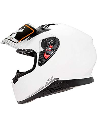 ON BOARD LEVEL HELMENTS Motorradhelm Level LFT1, Unisex, S, Weiß