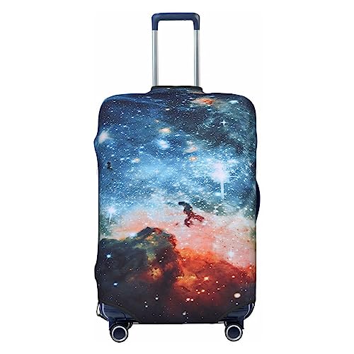 Miniks Galaxy Space Travel Gepäckabdeckung, robuster Koffer-Schutz, passend für 45,7 - 81,3 cm große Gepäckstücke, Größe XL, Schwarz, X-Large