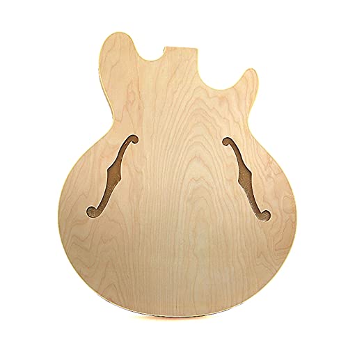 Gitarrenkorpus unfertig Jazzgitarre Back Board Mit Ahorn-Sperrholz-Körper