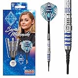 BULL'S Sarah Milkowski Dart, Silber, 20 g