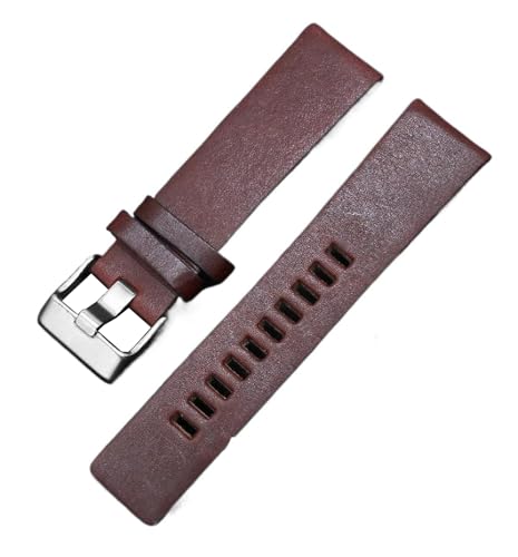 SpaRcz Großes Echtleder-Armband mit Nadelschnalle, Ersatzbänder 22-34mm, Farbe 9, 24mm